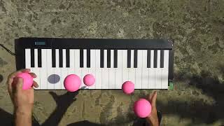 Worlds Fastest Piano Juggler part 6