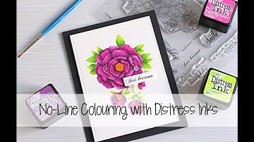 No-Line Colouring with Distress Inks | The Card Grotto