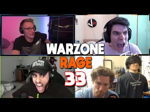 Warzone Twitch Streamers Ultimate Mega Rage compilation #33