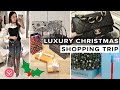 LUXURY CHRISTMAS SHOPPING SPREE in HARRODS (Buying the last few gifts I need + Wrapping & Chat!)