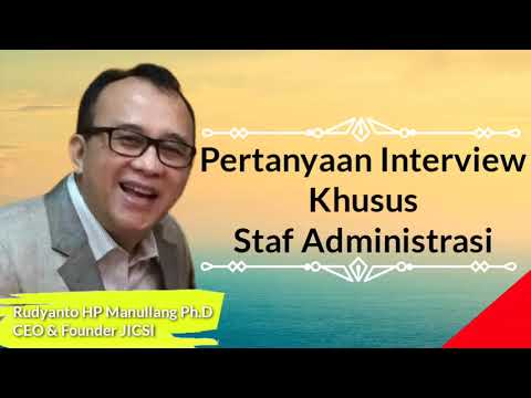 Pertanyaan Interview Khusus Staff Administrasi
