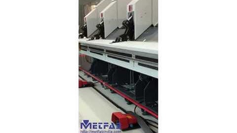 inFeed Table On Double Beam (Up-Down) Long Folders For Architectural PEB Profiles Wall-Roof Panels