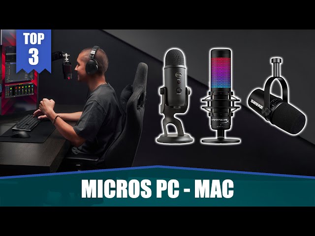 Les meilleurs micros USB pour PC et Mac en 2021