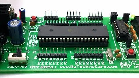 8051 Microcontroller Architecture Description