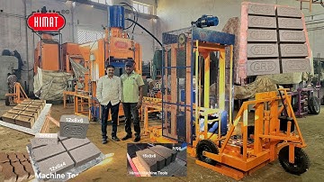 Hydraulische machine voor het maken van blokken in Odisha #machine