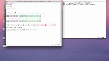 Python Program to Calculate Triangle Area From Vertices