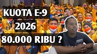 E-9 WORKER QUOTA FOR 2026 G TO G KOREA IS 80,000 WORKERS