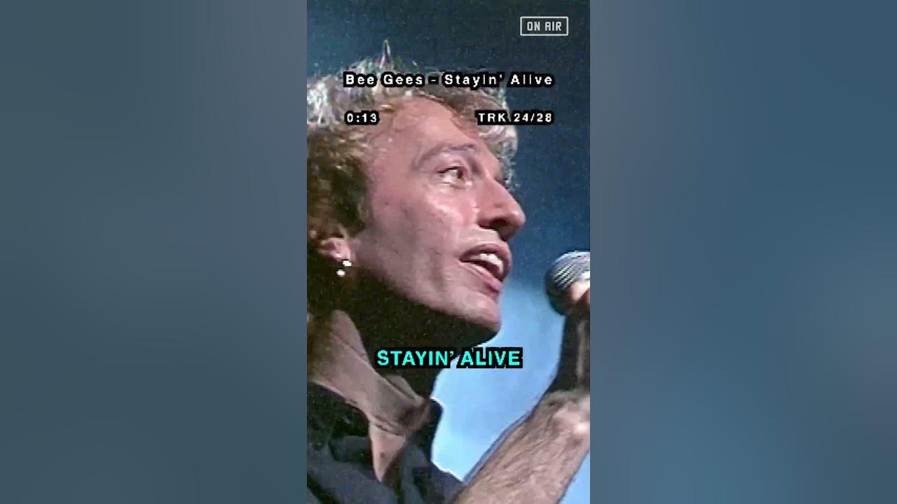Stayin' Alive #Karaoke by #BeeGees 🕺 #70s #70sMusic