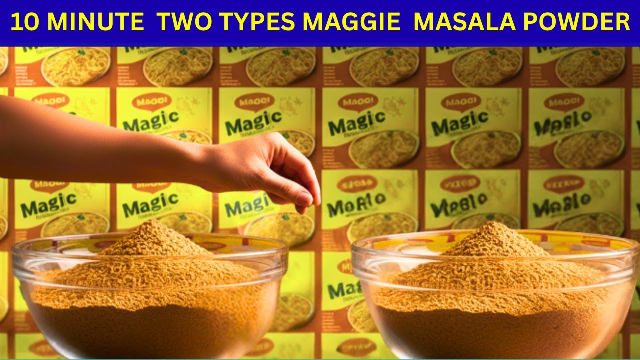 मेगी नूडल्स मसाला पावडर |  Maggi Magic Masala Recipe| Sabzi Masala,Maggi Recipe | Magic Masala