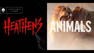 twenty one pilots & Maroon 5 - Heathens Animals (Lucianø Edit)
