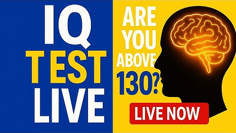 IQ Test Live: Beat Your Own Brain
