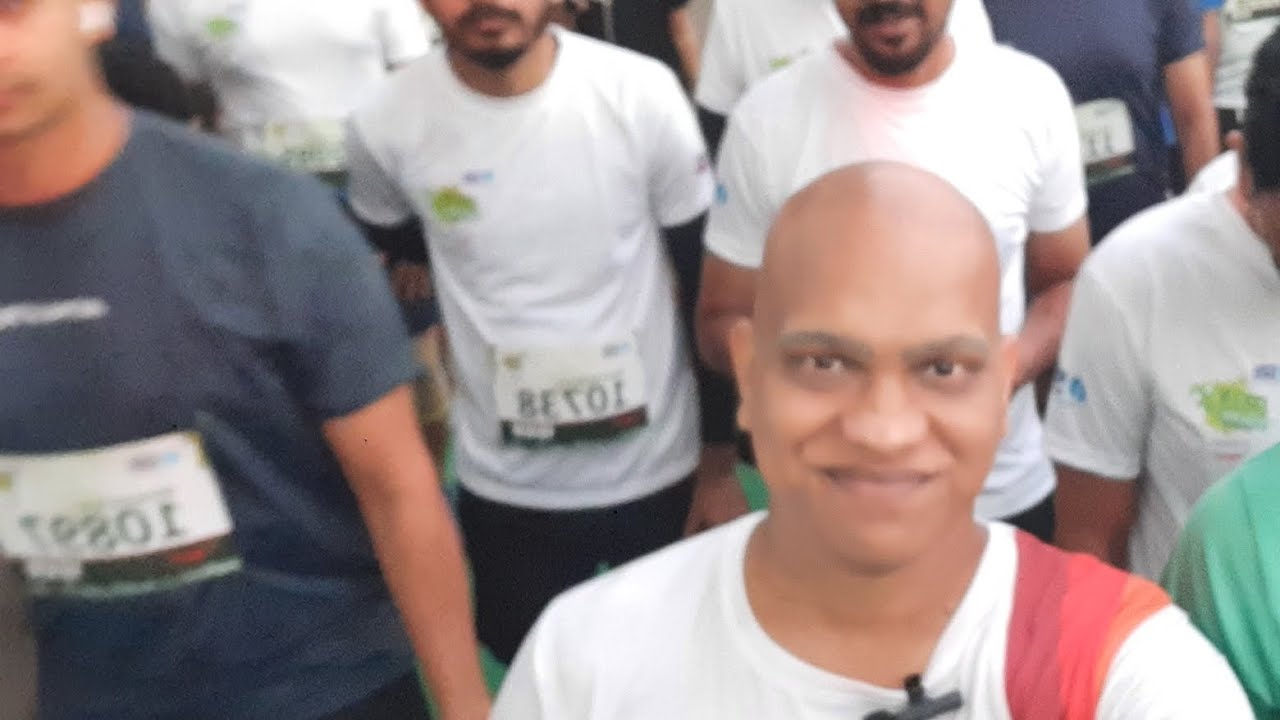 SBI Green Marathon  - Mumbai University tour. First time runners are running in Mumbai University.