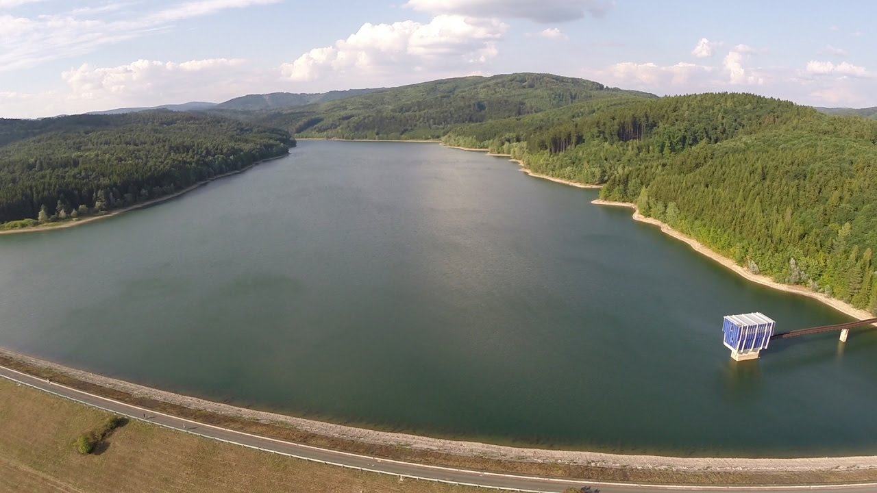 Přehrada Slušovice - větrný den :(