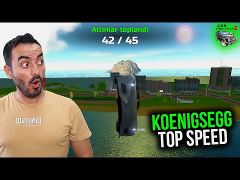 Koenigsegg Agera Sonunda Top Speed !!! Car Simulator 2