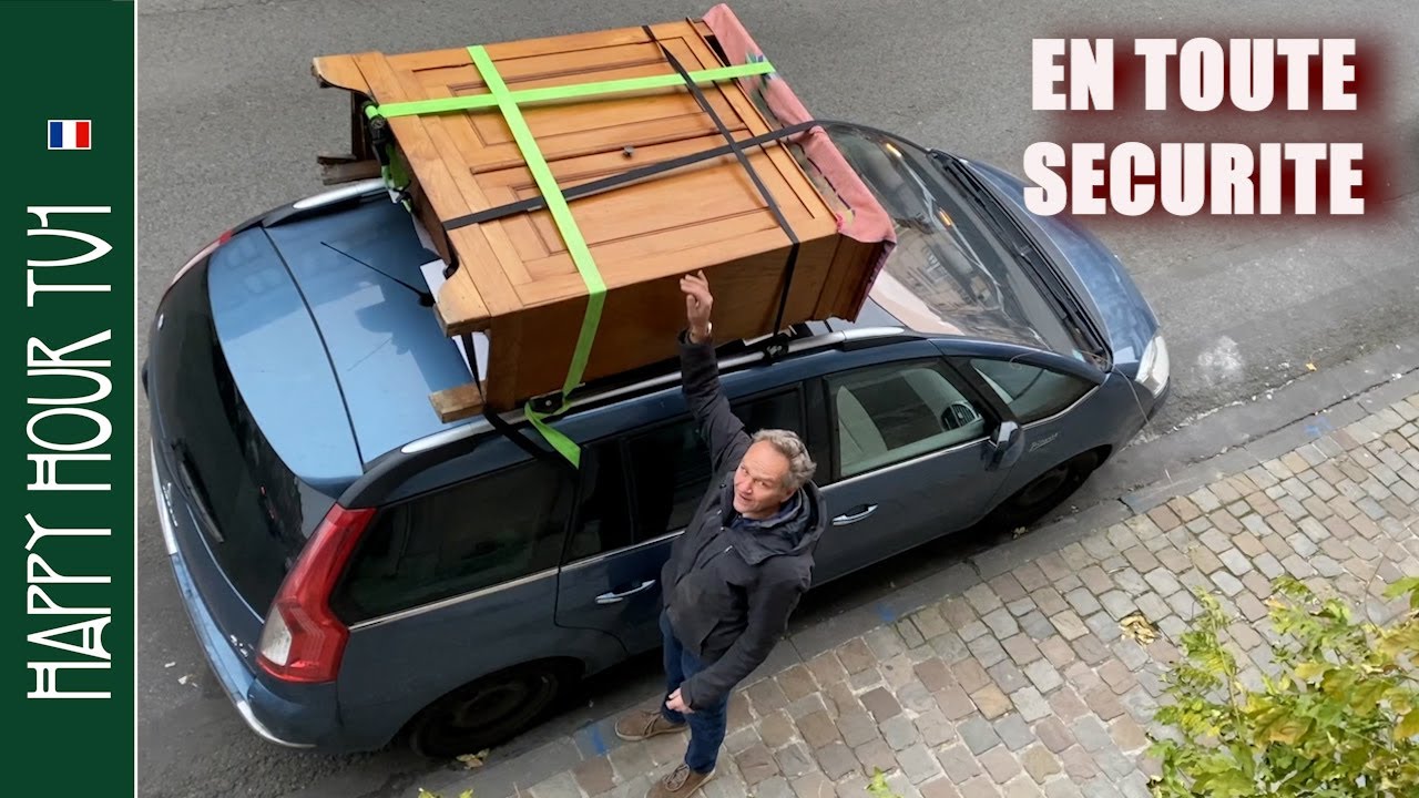 Transporter un meuble sur le toit de la voiture 2/2 : un exemple
