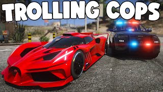 Trolling Cops with 4500HP Bugatti in GTA 5 RP..