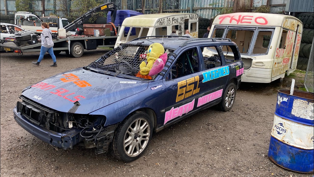 Caravan Destruction Derby Skegness Raceway 06/11/22.