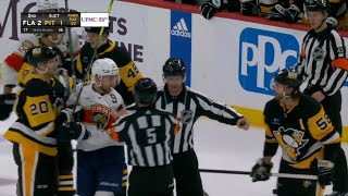 Letang targeted by Panthers after collision with Barkov
