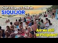 Siquijor philippines  walking to paliton beach of san juan  siquijor islands most famous beach