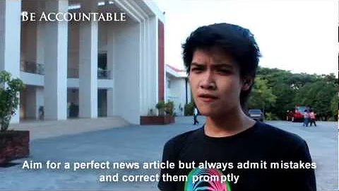 For the Next Generation: Ethics in Journalism