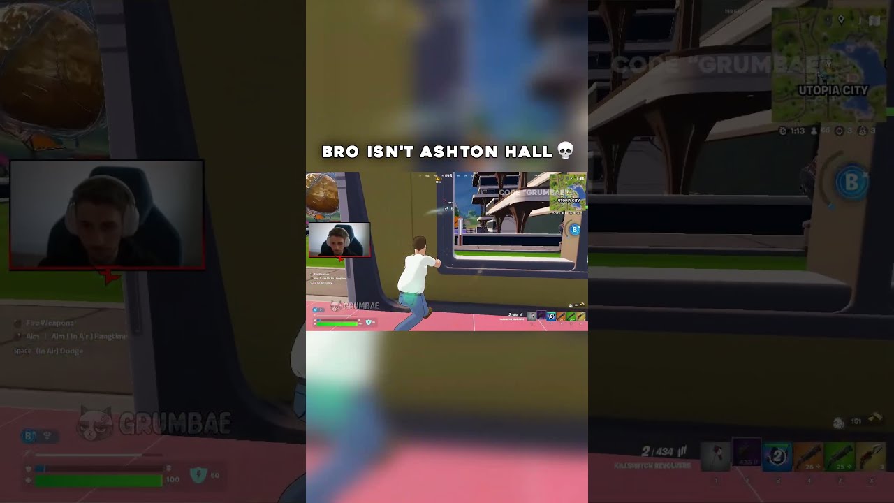 Bro Really Thought He Was Ashton Hall Fortnite Fortnitefunnymoments Fortnitememes