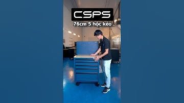 Tủ dụng cụ 76-05 hộc kéo màu xanh, AE rất thích phiên bản có sẵn vách lưới tải trọng 680kg #csps