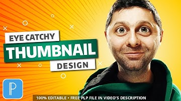 YouTube Thumbnail Design With Smartphone - PixelLab Tutorial.