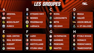 Ligue Europa : Le tirage des groupes avec Monaco, Rennes et Nantes