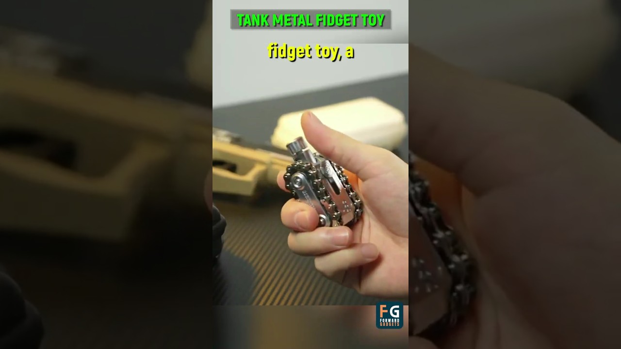 Metal Fidget Toy – Ultimate Tank Fidget Toy for Stress & Anxiety Relief | Cool Desk Gadget #fidget
