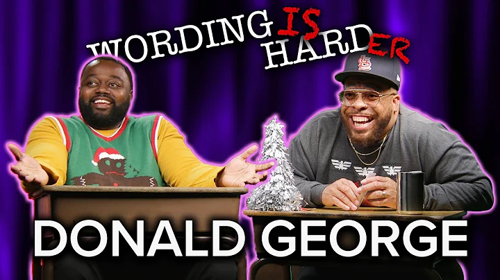 Donald George Vs Tahir Moore - WORDING IS HARDER!