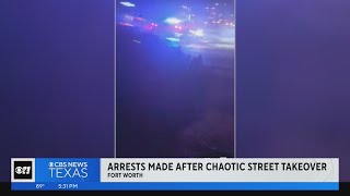 Illegal street takeover, stolen cars, police chase ends in arrest of 5 wanted by statewide task forc