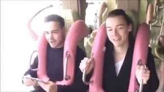 One Direction answer questions on a Roller Coaster (Full)