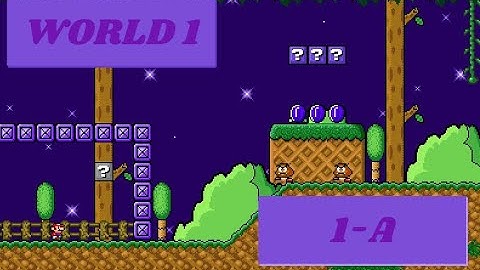 SMBX 1.4.5 The Rescue Purple: 1-A UltraViolet Forest (World 1 🍄🟣)