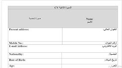 نماذج السيرة الذاتية الجاهزة باللغة الانجليزية المجموعة 11