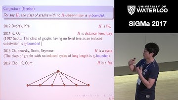 SiGMa 2017 O-joung Kwon, Chi-boundedness of graph classes excluding wheel vertex-minors