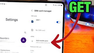 ANY Samsung Galaxy Z Fold How To Activate ESIM [& setup] screenshot 3