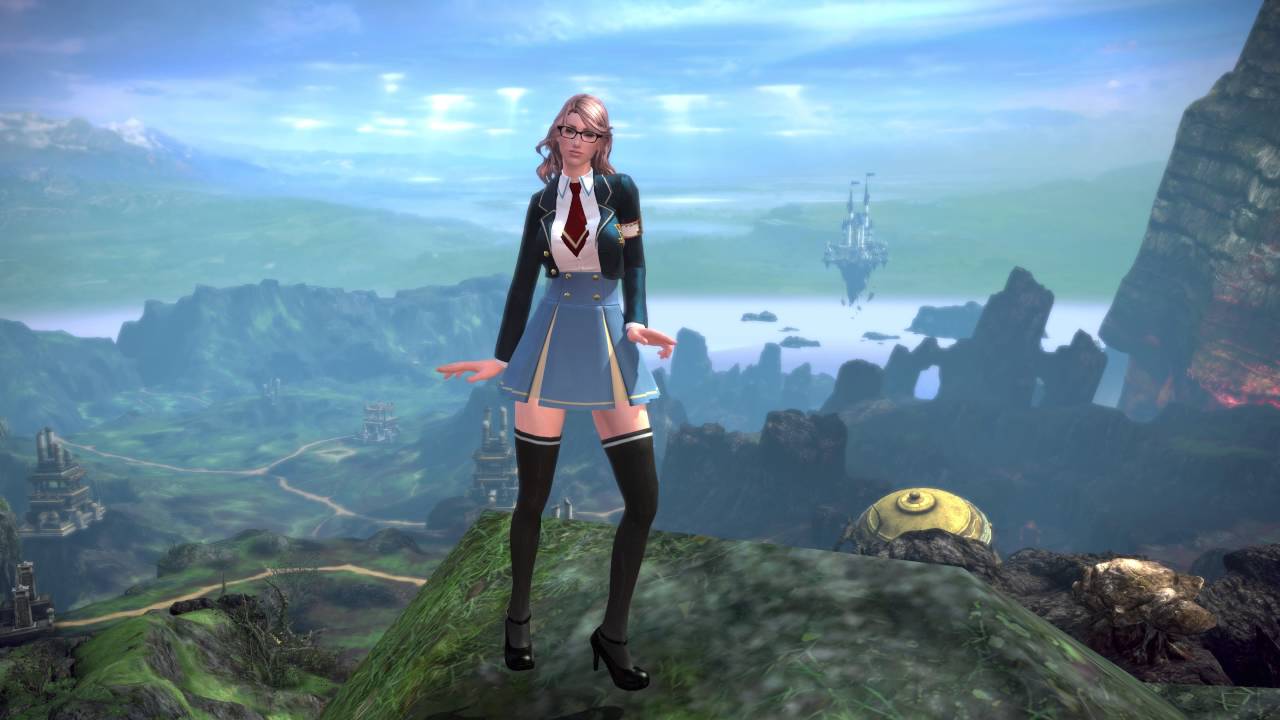 TERA Human Female Sky Blue Academy Uniform YouTube tera-human-female-sky-blue-academy-uniform-youtube