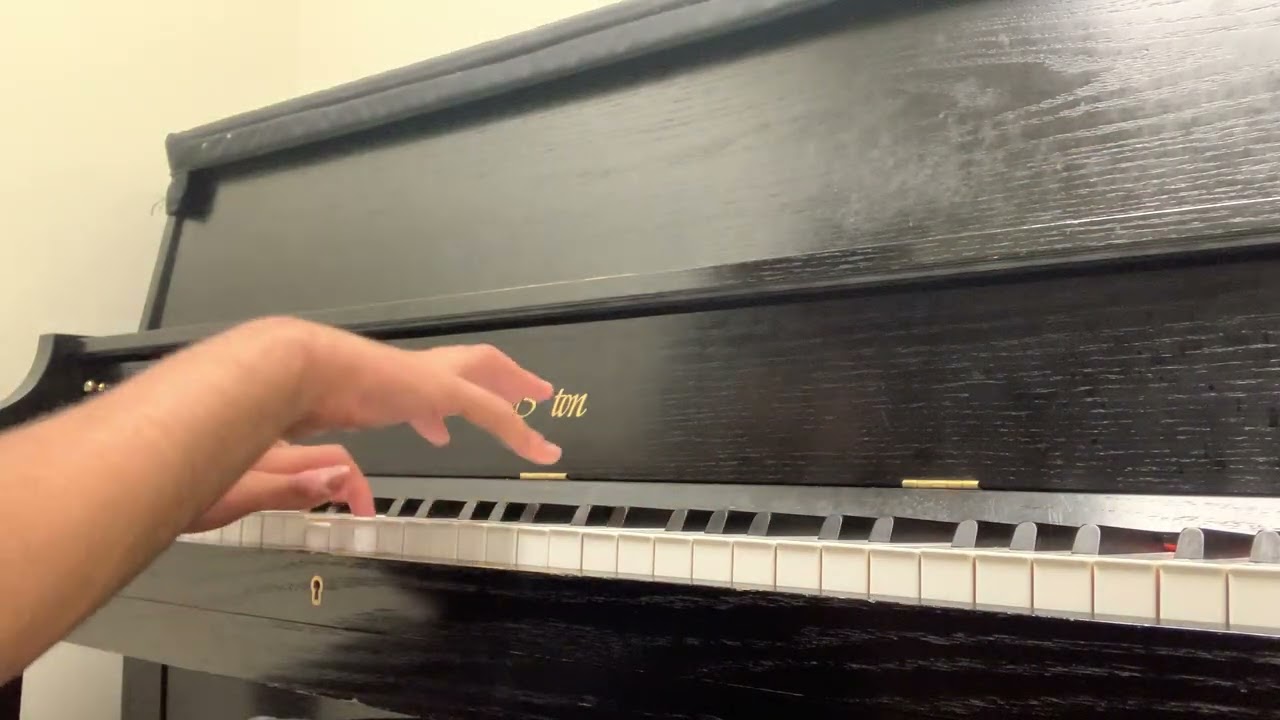Haunting piano improv.