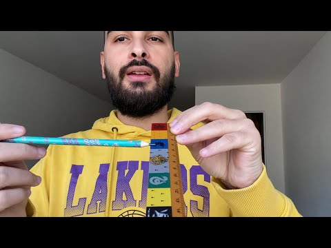 asmr cranial nerve exam (french and english)