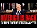 President Trump's First US Congress Speech and Address To The Nation In ...