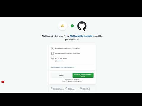 Deploy An App Using AWS Amplify and Github