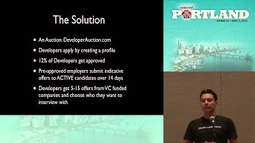 Rails Conf 2013 The War For Talent: How To Succeed As an Employer or Engineer by Allan Grant