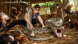 72 Hours Of Horror: Girl Faces Giant Python In A Terrifying Chicken Coop!
