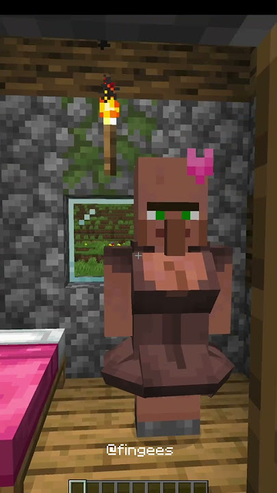 Girl Villagers in Minecraft 😳