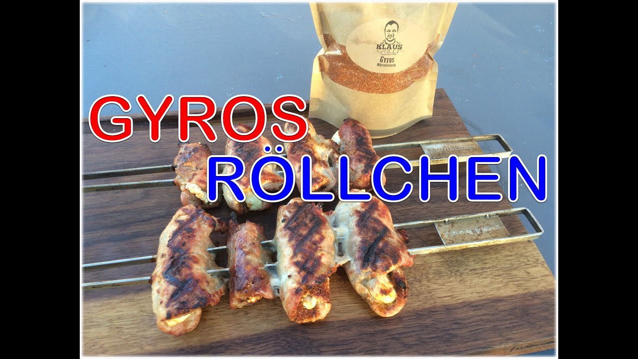 Gyrosrollchen Einfaches Grillrezept Klaus Grillt Youtube Gegrilltes Essen Grillen Rezepte Einfache Grillrezepte