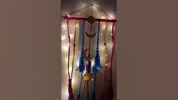 Boho Decor | Macrame Wall Hanging  #boho #macrame #decor #diy #wallhanging #shorts #love