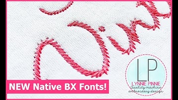 New Native BX Fonts - How to use alternate letters