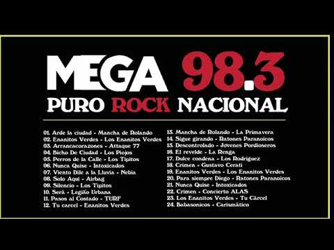 ROCK NACIONAL ENGANCHADOS EPICOS    Puro Rock Nacional Mega 98 3