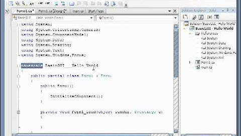 C# Beginner CrashCourse Pt. 2- 06 - BasicGUI - Part 1