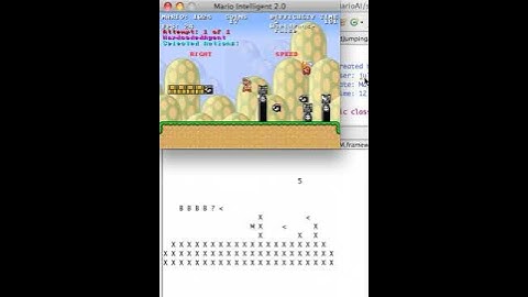 Mario AI competition - ASCII